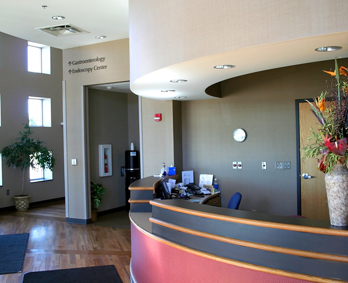 Front desk of dental office in Raleigh